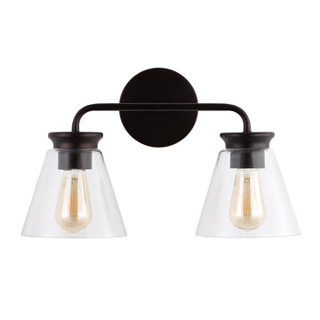 Kondo Modern Farmhouse Iron LED Vanity - JONATHAN Y